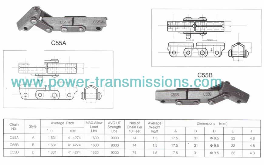 Cast Iron Chain C55A/C55B