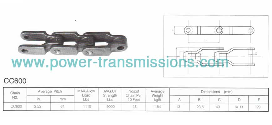 Cast Iron Chain CC600