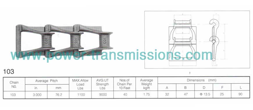 Cast Iron Chain 103