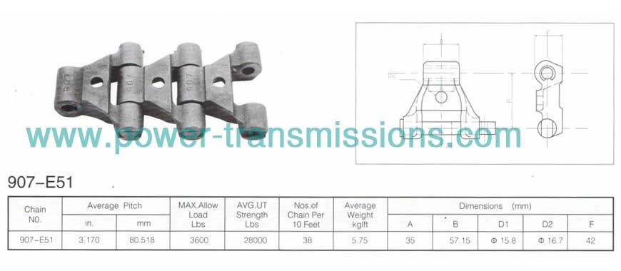 Cast Iron Chain 907-E51