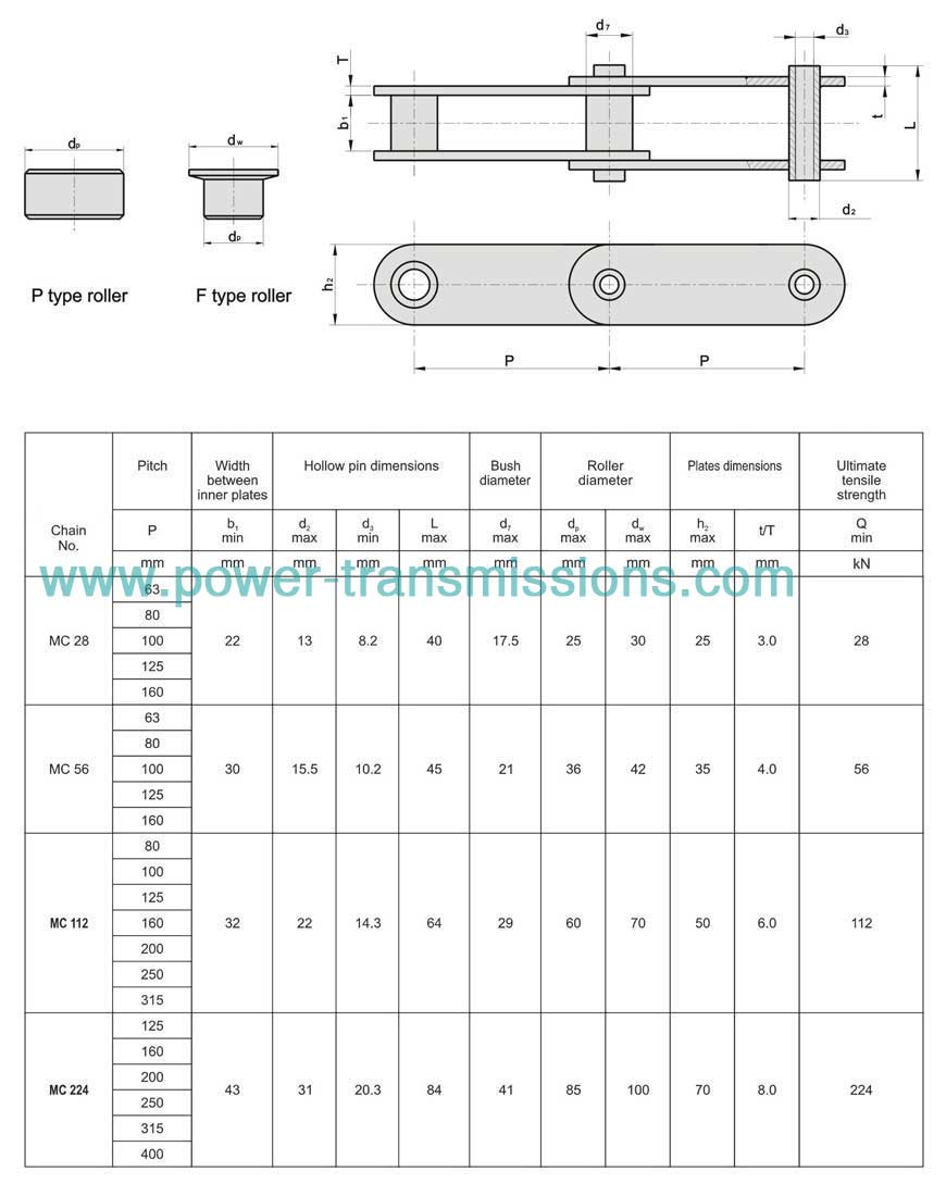 Hollow Pin Conveyor Chain(MC Series)