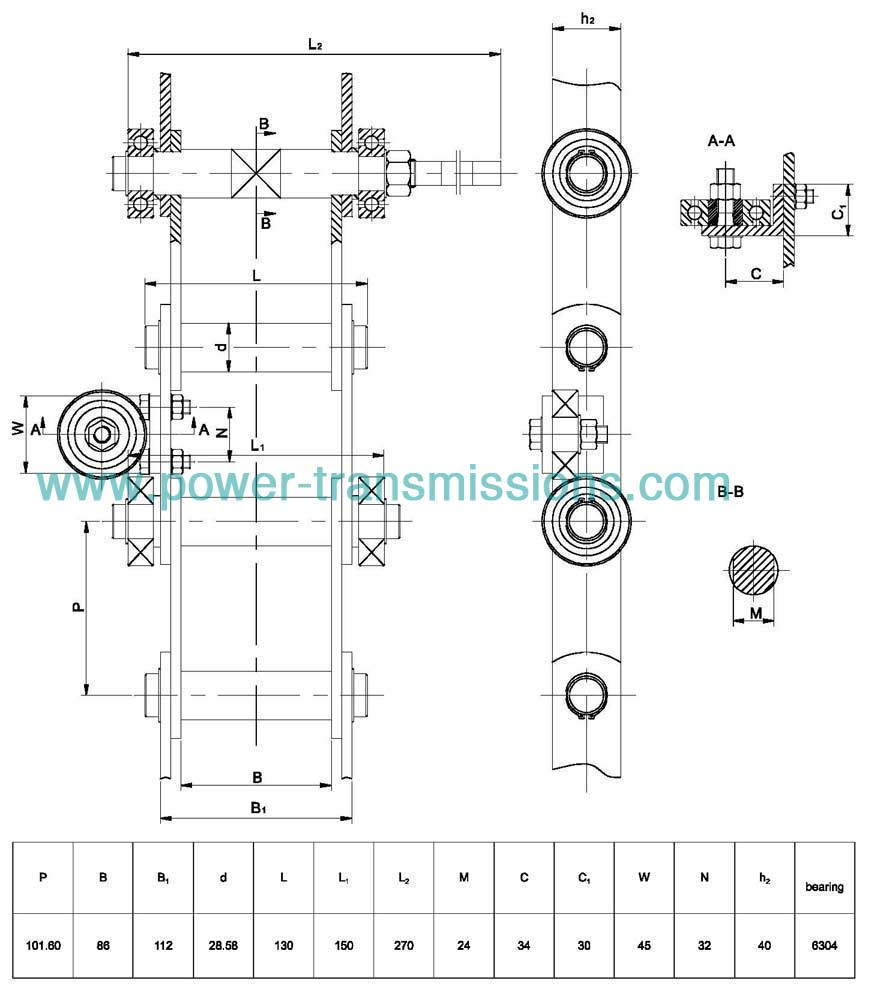 Conveyor Chain For Spray Plated Production Line