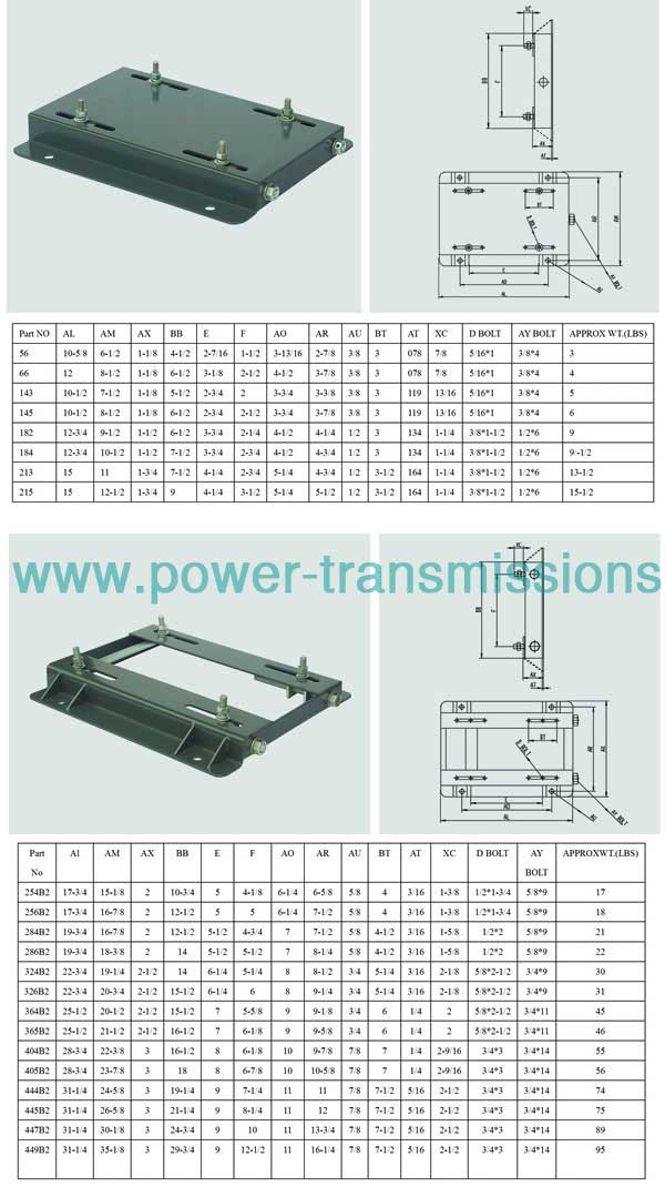 MB Type Motor Pedestal