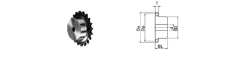 K Standard Sprockets B Type NK41B