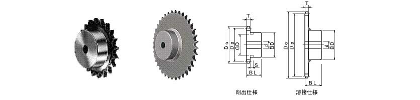 K Standard Sprockets B Type NK50B