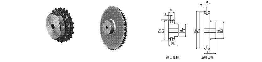 K Standard Sprockets B Type NK80-2B